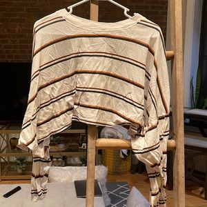 Urban outfitters long sleeve crop top